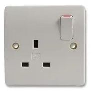 SWITCH SOCKET OUTLET, 1GANG
