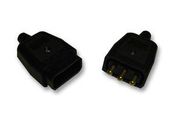 3 PIN IN-LINE CONNECTOR - BLACK