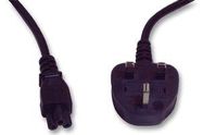 POWER CORD, UK TO IEC, 2M, 2.5A