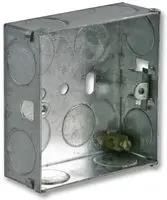 METAL BACKBOX 1 GANG 25MM