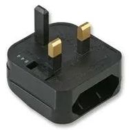 CONVERTER PLUG EUROPEAN BLACK 3A