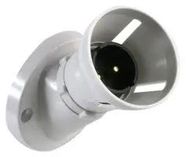 ANGLE BATTEN LAMP HOLDER WHITE