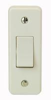 10A 2W 1G ARCHITRAVE SWITCH WH