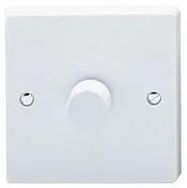 1 GANG 250W MOULDED DIMMER SWI