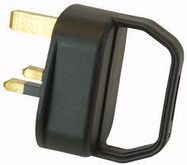 EASY PULL PLUG, MAINS, BLACK, 13A