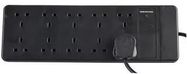 POWER STRIP, 10 OUTLET, 13A, 250V, 1M