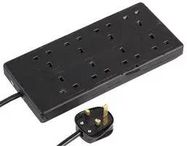 POWER STRIP, 8 OUTLET, 13A, 250V, 5M