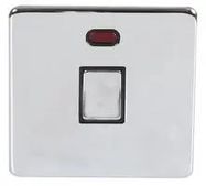 SWITCH 20A DP POLISHED CHROME