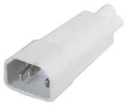 ADAPTER, 3POS, IEC C14-C5, 10A/250V, WHT