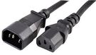 POWER CORD, IEC C14-C13, 2.5M, BLK