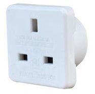 TRAVEL ADAPTOR UK TO AUST WHT 2 PK