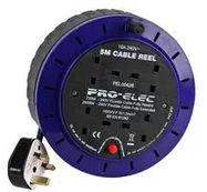 POWER STRIP, 4 OUTLET, 10A, 240V, 5M