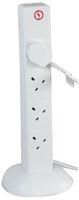 EXTENSION TOWER 8 GANG SURGE WHT USB 5M