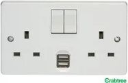 2G SW SOCKET + 2.1A USB PORT
