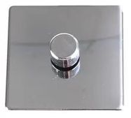 DIMMER SWITCH 1G 250W P-CHROME SCREWLESS