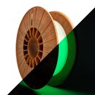 Филамент PET-G Светящийся в темноте зеленый 1,75 мм 0,5 кг Rosa3D