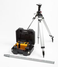 PLS H2 Red Rotary Laser Kit with Tripod and Grade Rod, Fluke