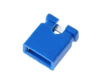 Jumper;pin strips;open;2.54mm;blue