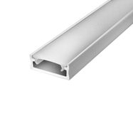 Алюминиевый профиль для светодиодной ленты, накладной, PROF-150, 3м, белый (без рассеивателя)
