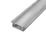 Alumiinjumprofiil LED ribale süvistatav; 1m (saatmine ainult kulleriga)