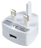 QUICK CHARGE 3.0 USB MAINS CHARGER, WHT