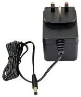 POWER SUPPLY, AC/AC, 10W, 12V, 0.5A, UK