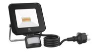 LED floodlight 230Vac 20W 1600lm 2700K - 6500K, CCT, with PIR sensor, IP44, smart Wi-Fi, app controllable, TUYA, WOOX