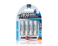 Aku R6 (AA) 1.2 V,  2850 mAh, Ni-Mh, ANSMANN (4tk. pakendis)