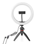 Ring Light | 10 inch | 120 LED's | 2700 - 6700 K | Tripod | Black