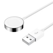 Magnetiline USB-A laadimiskaabel Apple Watchi jaoks 1,2 m, valge