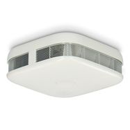 Smoke detector with compact design with 10 year battery and warranty