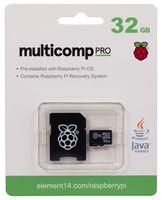 MICROSDHC CARD, 32GB, RASPBERRY PI BOARD