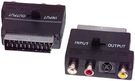Adapter SCART-3RCA+SVHS with swich