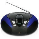 SCD-37 USB Blue Portable FM Radio CD and USB player Blue