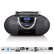 Portable DAB+ and FM Radio with CD Cassette and Bluetooth® Black
