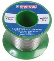 SOLDER WIRE, SN/ CU, 0.7MM, 50G