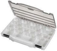 STORAGE BOX, 4-16 ADJ COMPART, GREY/IVRY