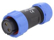 Pistik, emane, kaablile SP21 2p. sisekeere WEIPU