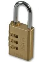 PADLOCK, BRASS, COMBINATION, 30MM