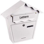 POST BOX - WHITE