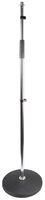 MICROPHONE STAND, ROUND BASE, CHROME