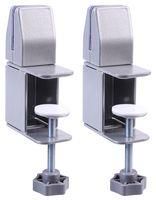 PANEL CLAMPS, EXT-EDGE MNT, SILVER PR