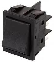 ROCKER SWITCH, DPST, 16A, 250V, PANEL