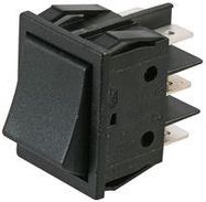 ROCKER SWITCH, DPDT, 16A, 250V, PANEL