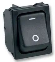 ROCKER SWITCH, DPDT, 16A, 125VAC, PANEL