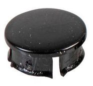 CAP, KNOB, GLAZED, BLACK