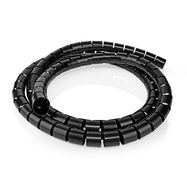 Cable Management | Spiral Sleeve | 1 pcs | Maximum cable thickness: 60 mm | PVC | Black