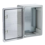 Plastim plastic box with transparent door 400x300x220