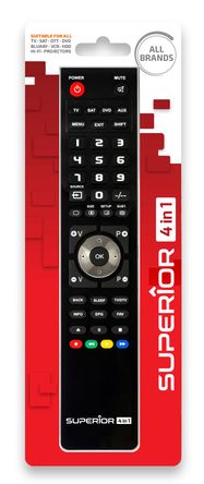 Universal Remote Control PC Programmable Superior 4in1