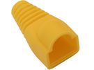 Rubber Boot for RJ45 Connector, Yellow